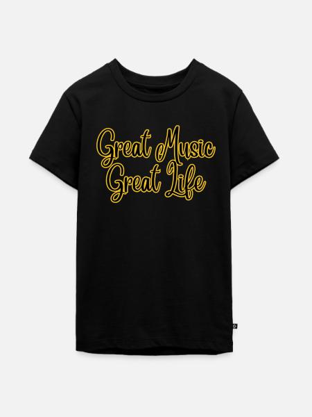 Großartige Musik 2 - Teenager Premium Bio T-Shirt - Schwarz