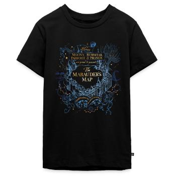 Harry Potter The Marauder's Map - Teenager Premium Bio T-Shirt - Schwarz - Vorne - AI Model Teenager Male light (155cm)
