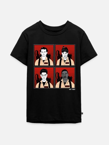 Ghostbusters Charaktere - Teenager Premium Bio T-Shirt - Schwarz