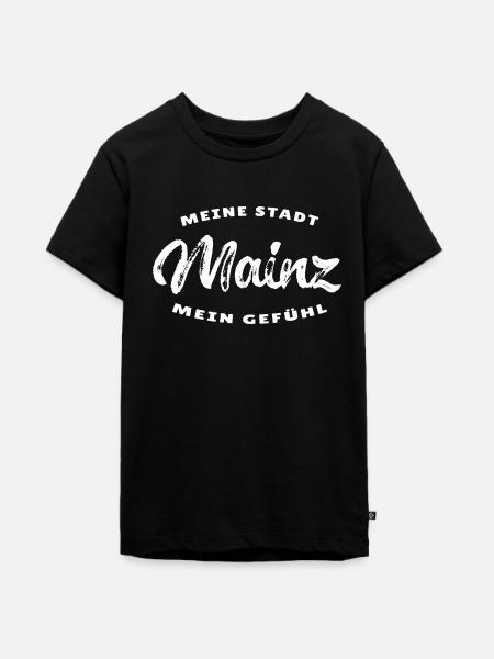 Mainz - Teenager Premium Bio T-Shirt - Schwarz