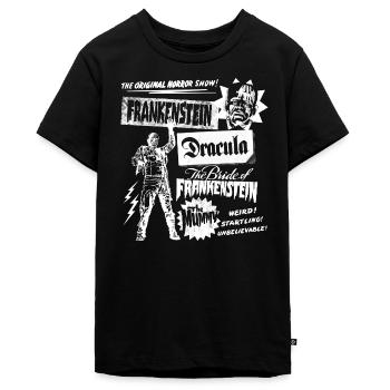 Universal Monsters The Original Horror Show - Teenager Premium Organic T-Shirt - black - Front - AI Model Teenager Male light (155cm)
