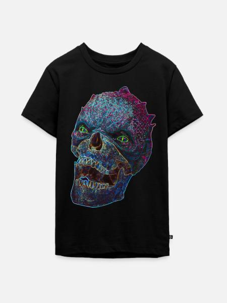 Halloween Gruselmonster - Teenager Premium Bio T-Shirt - Schwarz