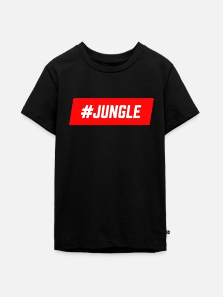 #Jungle - Teenager Premium Bio T-Shirt - Schwarz