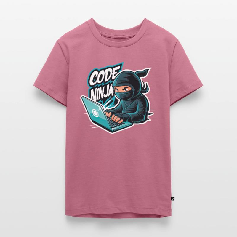 Code Ninja Programmer Software Developer Teenager Premium Organic T-Shirt