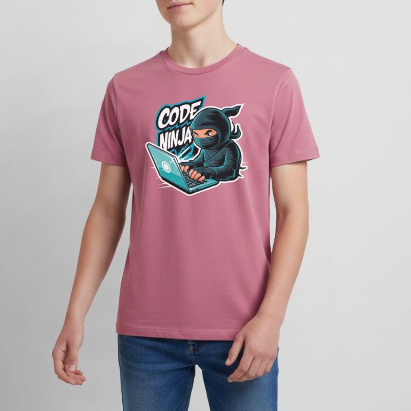 Code Ninja Programmer Software Developer Teenager Premium Organic T-Shirt