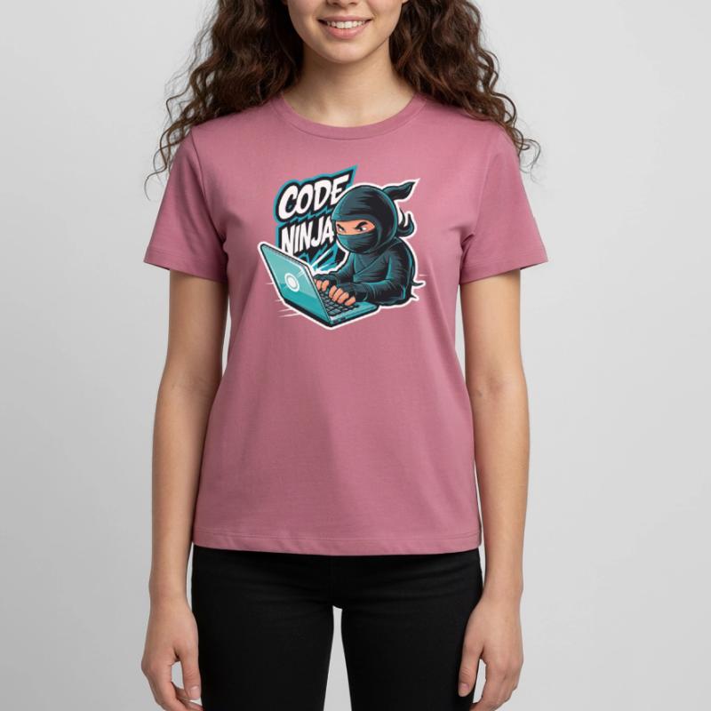 Code Ninja Programmierer Software Entwickler Teenager Premium Bio T-Shirt