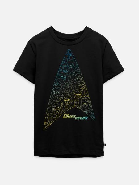 Star Trek Lower Decks Logo - Teenager Premium Bio T-Shirt - Schwarz