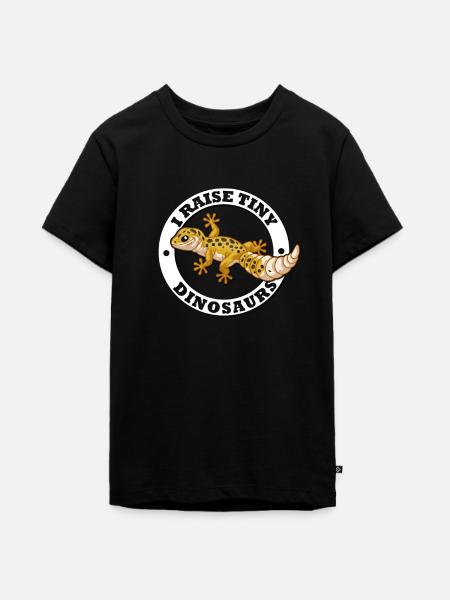 Leopardgecko - Teenager Premium Bio T-Shirt - Schwarz