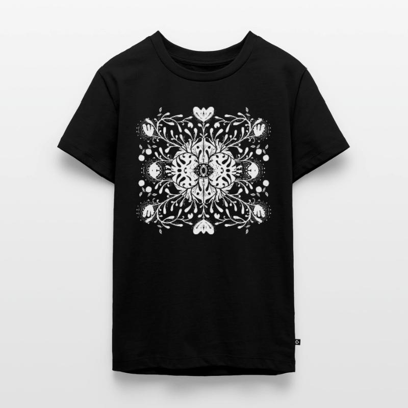 Folklore Pattern Teenager Premium Organic T-Shirt