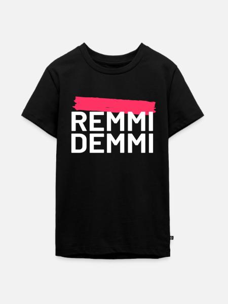 Remmidemmi Shirt - Teenager Premium Bio T-Shirt - Schwarz