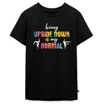 Turnen Turner - Teenager Premium Bio T-Shirt - Schwarz - Vorne - AI Model Teenager Male light (155cm)
