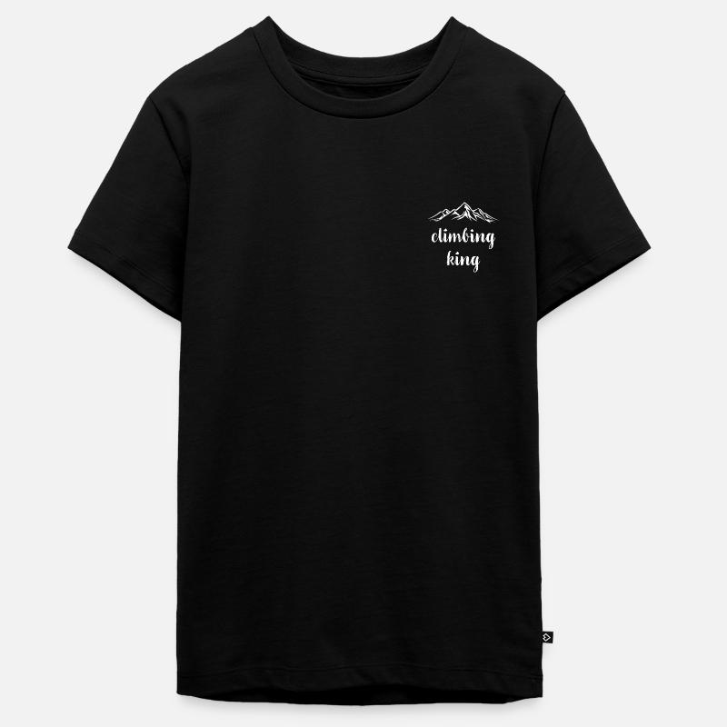 roi de l’escalade - T-shirt Premium bio Ado - noir
