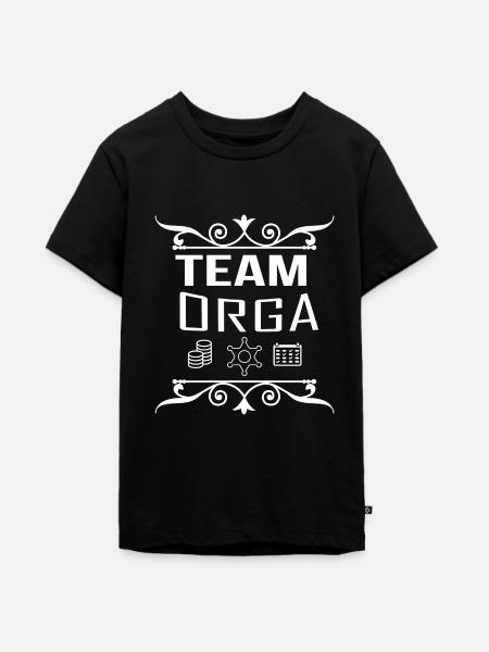 Team Organisation - Teamshirt - Teenager Premium Bio T-Shirt - Schwarz