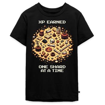 XP Pro Fragment | Archaeology Ceramics Excavation - Teenager Premium Organic T-Shirt - black - Front - AI Model Teenager Male light (155cm)