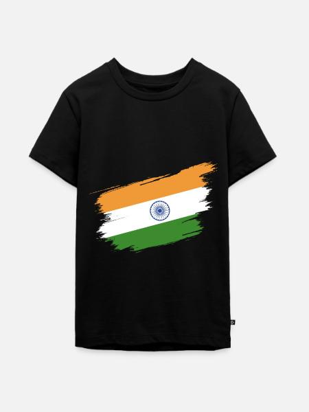Indien - Teenager Premium Bio T-Shirt - Schwarz