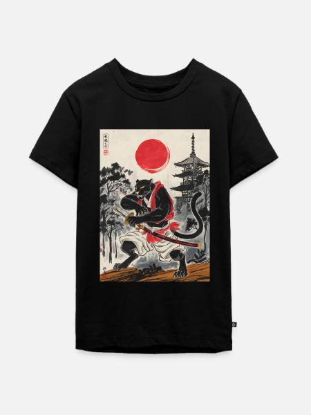 Samurai - Teenager Premium Bio T-Shirt - Schwarz