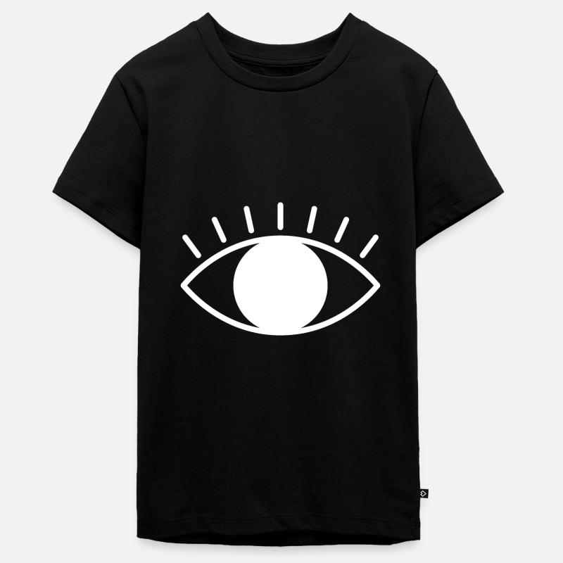 Œil - T-shirt Premium bio Ado - noir
