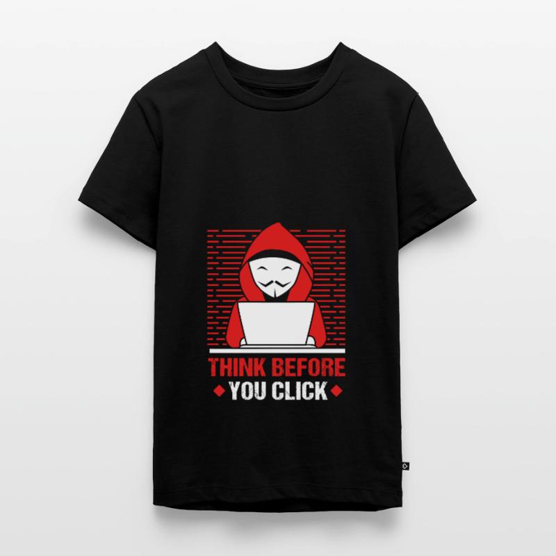 Cybersecurity Cyber Programmer Hacker Teenager Premium Organic T-Shirt