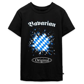 Bayern - Bavaria - Teenager Premium Bio T-Shirt - Schwarz - Vorne - AI Model Teenager Male light (155cm)