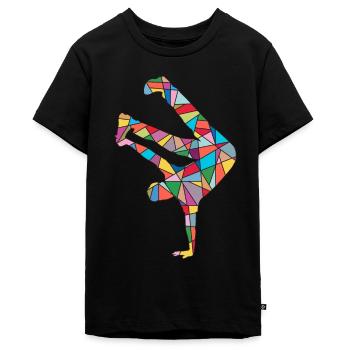 Breakdance Danse Breakdancer Breakdancer Kids - T-shirt Premium bio Ado - noir - Devant - AI Model Teenager Male light (155cm)
