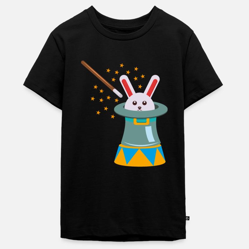 Lapin lapin lapin - T-shirt Premium bio Ado - noir