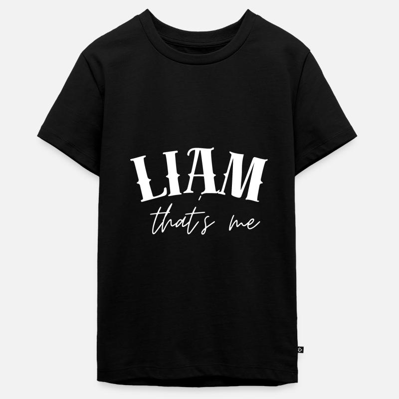 Liam Nom Cadeaux Liam Prénom - T-shirt Premium bio Ado - noir