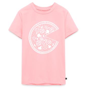 Pizza Love for Valentine's Day - Partnershirt 2/2 - Teenager Premium Organic T-Shirt - rose - Front