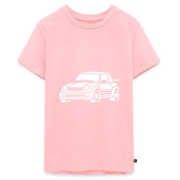 Rally Vehicle - Teenager Premium Organic T-Shirt - rose - Front