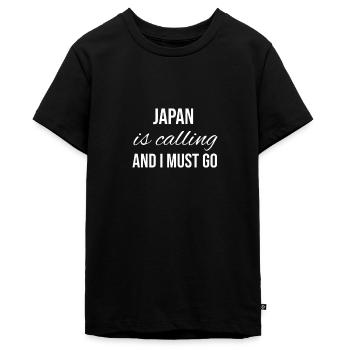 Japan - Teenager Premium Bio T-Shirt - Schwarz - Vorne - AI Model Teenager Male light (155cm)
