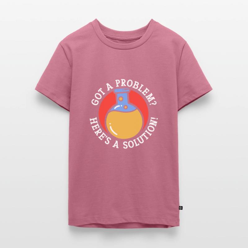 Problem Solution Scientific Solving Science Teenager Premium Organic T-Shirt