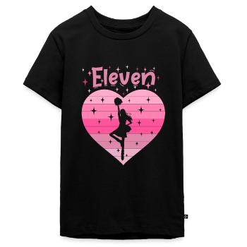 11. Geburtstag Tochter Mädchen Cheerleader - Teenager Premium Bio T-Shirt - Schwarz - Vorne - AI Model Teenager Male light (155cm)