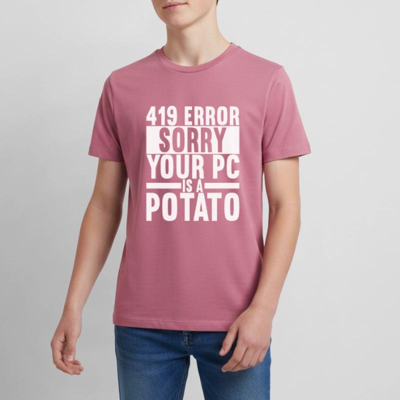Programmer Computer Scientist Teenager Premium Organic T-Shirt
