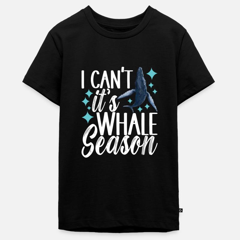 Observateurs de baleines - T-shirt Premium bio Ado - noir