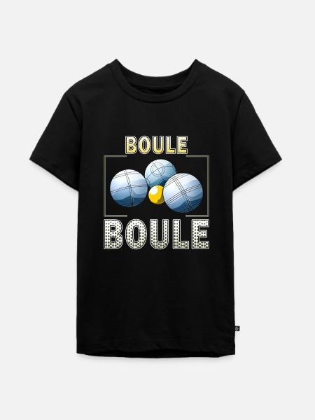 BOULE - Teenager Premium Bio T-Shirt - Schwarz