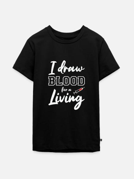 Phlebotomist Phlebotomie Krankenschwester Tech - Teenager Premium Bio T-Shirt - Schwarz