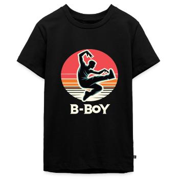 Breakdance Breakdancer Breakdance Enfants - T-shirt Premium bio Ado - noir - Devant - AI Model Teenager Male light (155cm)