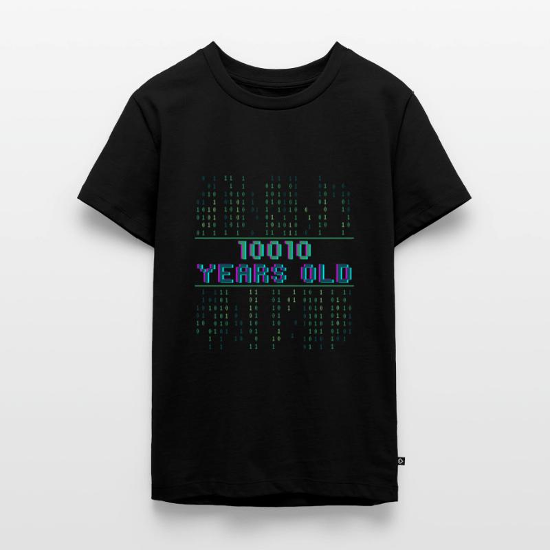 18e anniversaire Codeur de code binaire de 18 ans T-shirt Premium bio Ado