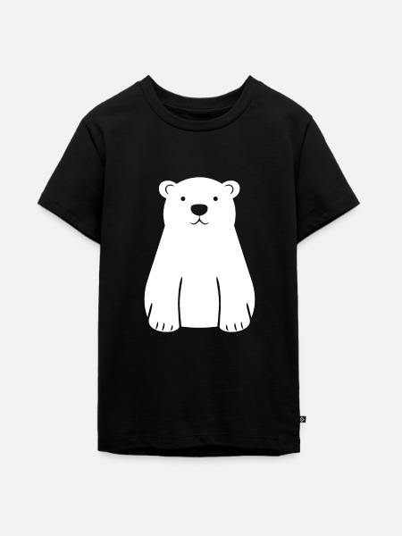 Eisbär - Teenager Premium Bio T-Shirt - Schwarz