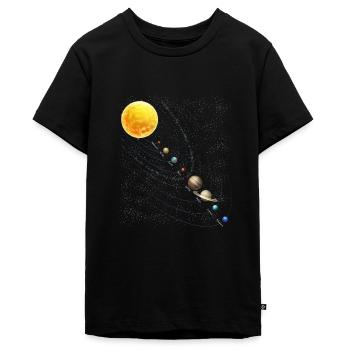 Planeten Wissenschaft Physik Universum Sonne - Teenager Premium Bio T-Shirt - Schwarz - Vorne - AI Model Teenager Male light (155cm)