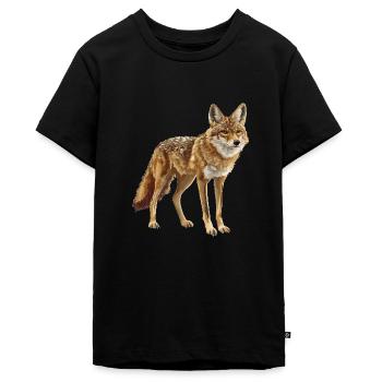 Chacals Chacal - T-shirt Premium bio Ado - noir - Devant - AI Model Teenager Male light (155cm)