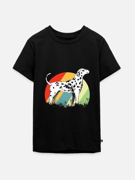 Dalmatiner - Teenager Premium Bio T-Shirt - Schwarz