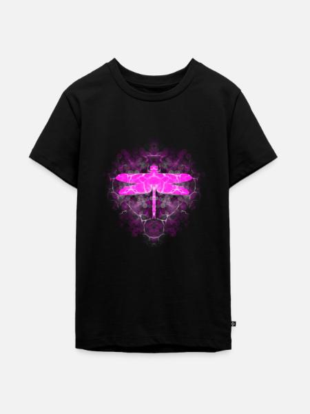 Dragonfly - Teenager Premium Bio T-Shirt - Schwarz
