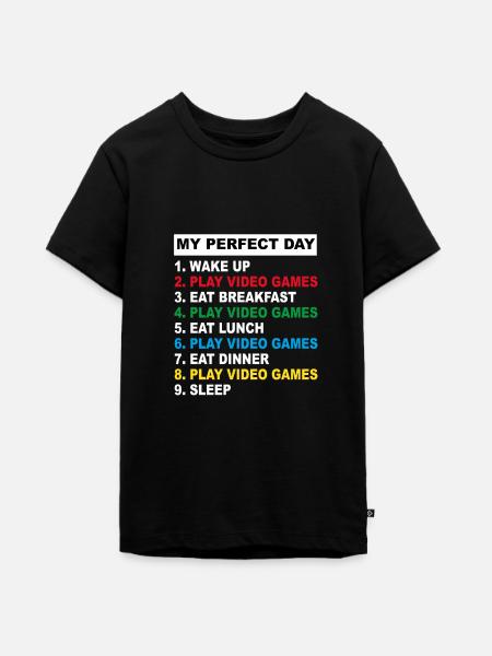 Lustiges Programmierer Computer Gamer Geschenk - Teenager Premium Bio T-Shirt - Schwarz