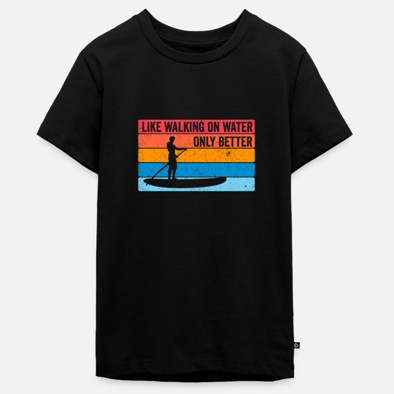Stand-up paddle Stand-up paddle Stand-up paddle Pagayeurs - T-shirt Premium bio Ado - noir
