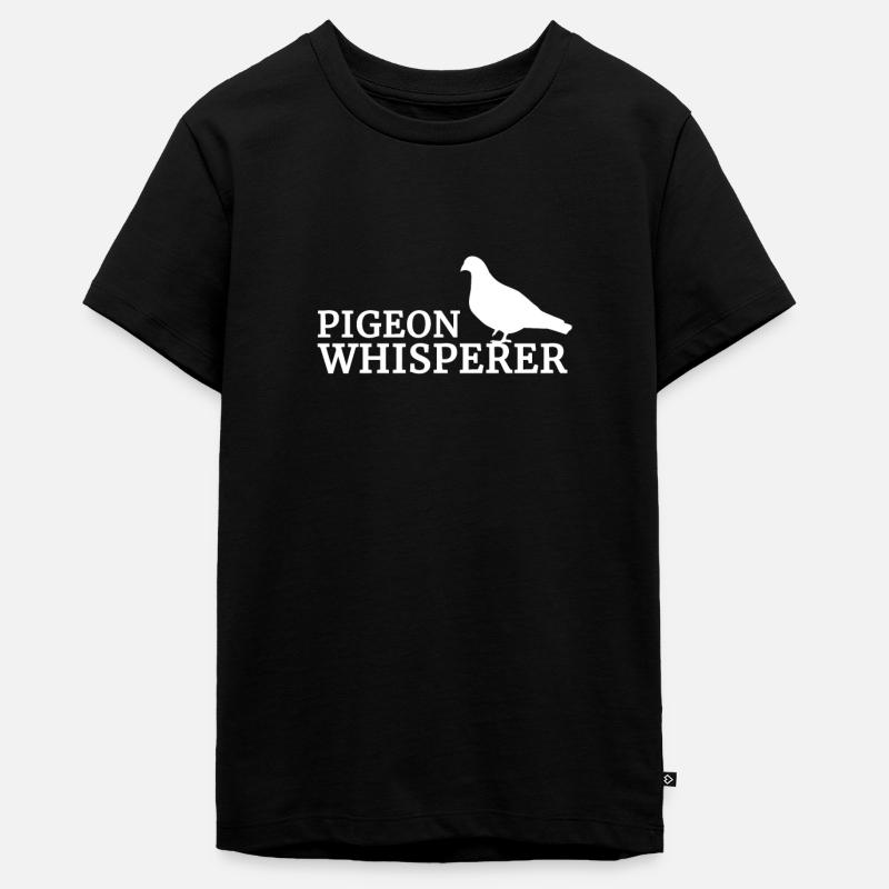 Murmures de pigeons - T-shirt Premium bio Ado - noir
