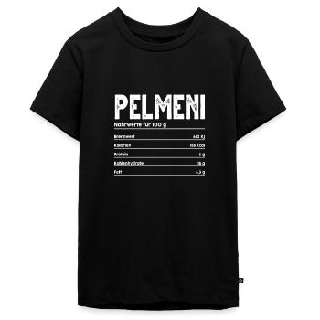 Russland Pelmeni - Teenager Premium Bio T-Shirt - Schwarz - Vorne - AI Model Teenager Male light (155cm)