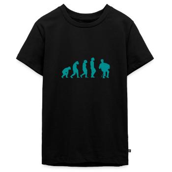 Akkordeon Evolution Akkordeon - Teenager Premium Bio T-Shirt - Schwarz - Vorne - AI Model Teenager Male light (155cm)