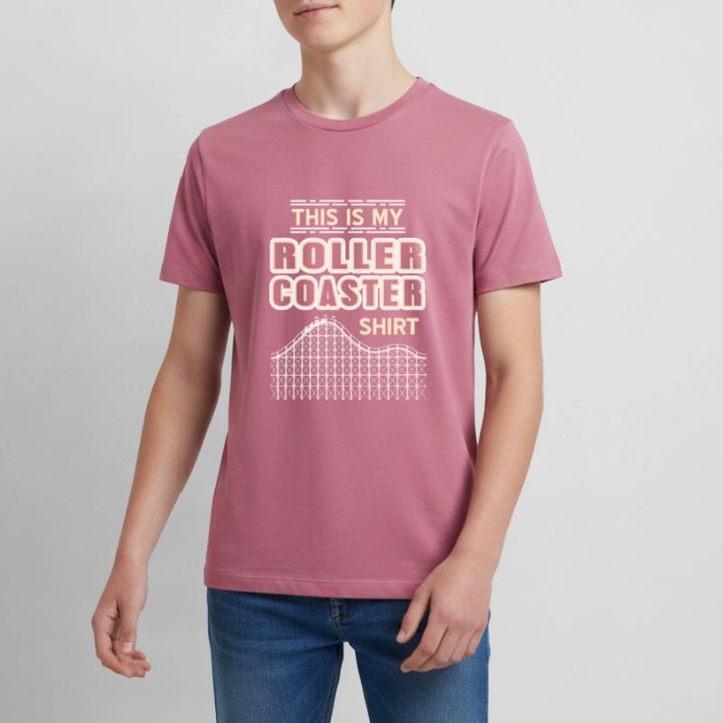 C’est mon pull de rollercoaster parc de loisirs T-shirt Premium bio Ado