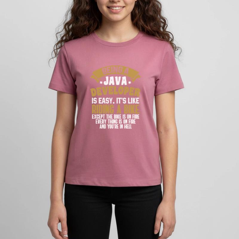 Java Developer Teenager Premium Organic T-Shirt