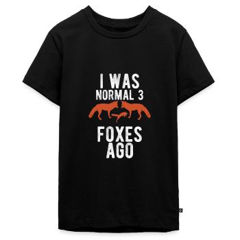 Fuchs - Teenager Premium Bio T-Shirt - Schwarz - Vorne - AI Model Teenager Male light (155cm)